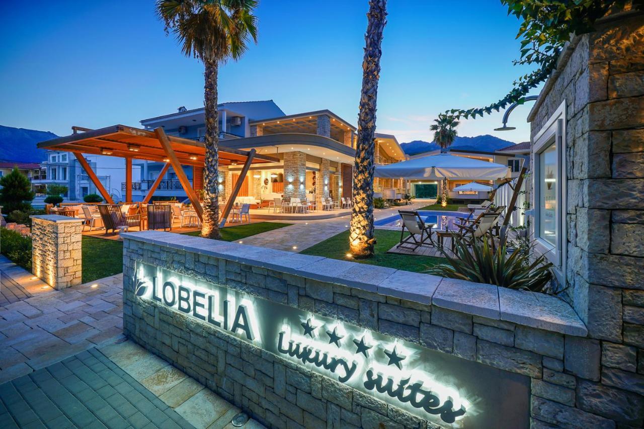 Lobelia Luxury Suites Chrysi Ammoudia Bagian luar foto